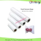 Food packing plastic embossed compressed vacuum bag/retort pouch film/food vacuum plastic bag