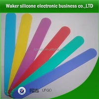 christmas gift blank cheap silicone slap bracelet