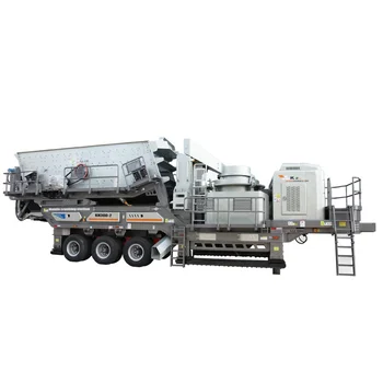 Zenith mobile rock crusher used in stone and ore crushing