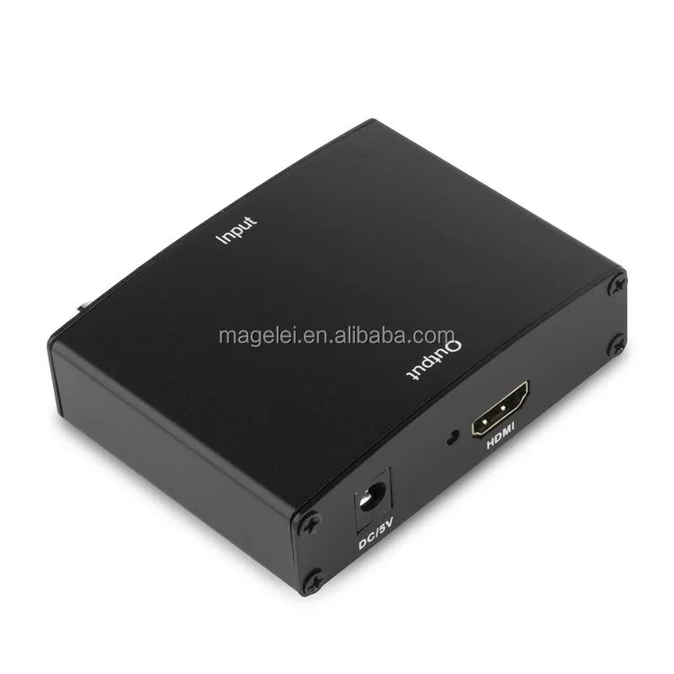 VGA to HDMI Converter Box Analog to Digital Audio Video Converter For PC Laptop to HDTV Projector - ANKUX.COM