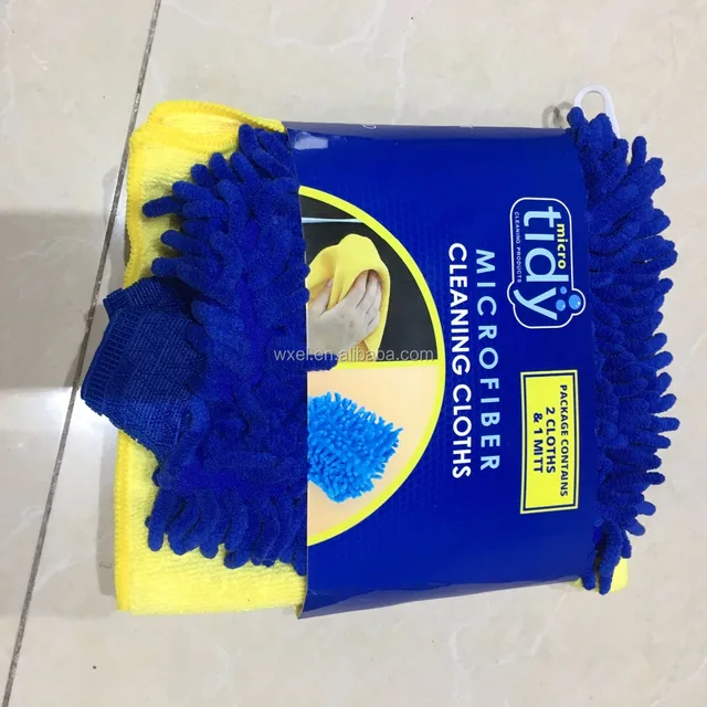 magic microfiber chenille glove/mitt car wash mitt cleaning