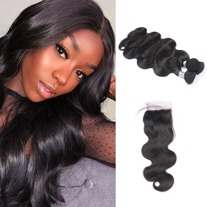 Derun hot selling cuticle aligned hair body wave 3 bundles of brazilian hair with closure
Derun hot selling cuticle aligned hair body wave 3 bundles of brazilian hair with closure
