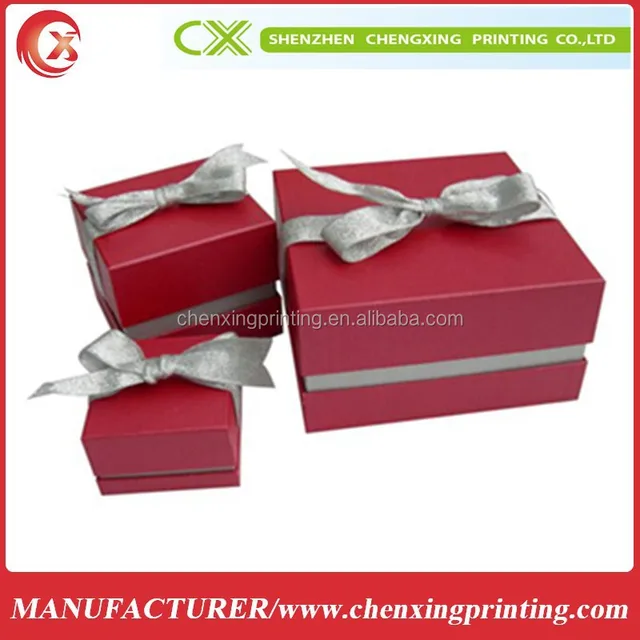 paperboard package gift box championship ring display box
