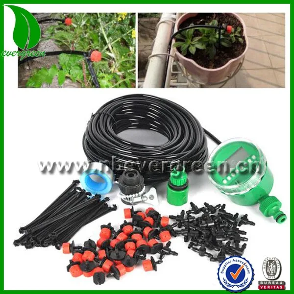 Plant Self Watering Stakes Automatic Watering System 25m Garden Hose Kits Diy Micro Drip Irrigation System