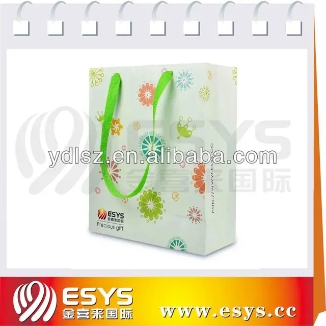music paper gift bag for promotion