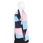 100% polyester colorful imitating mink fur soft winter scarf