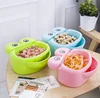 Creative Melon Seeds Nut Bowl Table Candy Snacks Dry Fruit Holder Storage Box Plate Dish Tray With Mobile Phone Stand