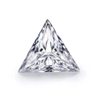D Or E Color Stone for jewelry Triangle Shape Sic Material white Moissanite diamond