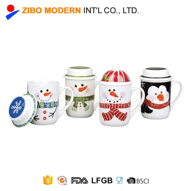 snowman coffee mug-source quality snowman coffee