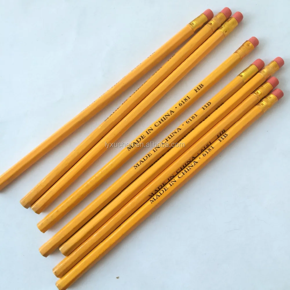 2016 Promotion China cheap yellow pencil