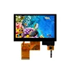4.3 inch RGB interface IPS tft lcd touch display driver 40PIN high brightness transmissive touch panel
