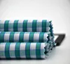 CVC 60%Cotton 40%Polyester Yarn Dyed Poplin Green Check Shirt Fabric