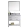 Foshan Low Price Elegant Modern 36 Inch Luxury Solid Wooden Bathroom Cabinet
