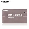 Seetec aluminum case design 1080p/60 usb video capture adapter for tv games