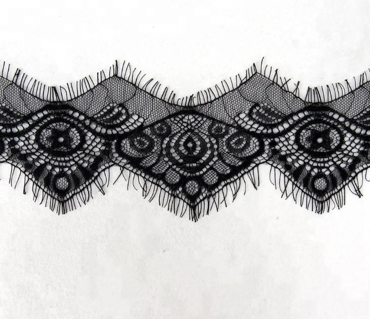 Golden Knit 7.5cm New Narrow Nylon Eyelash Lace Small Underwear Decorative Lace DL6166#, Black, white
Golden Knit 7.5cm New Narrow Nylon Eyelash Lace Small Underwear Decorative Lace DL6166#, Black, white