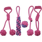 Amazon Popular Interactive Rope Dog Toy Sets Environmental Toy Pets