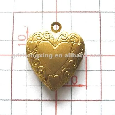 photo floating heart locket jewelry supplies open 22x19mm ZX1403