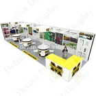 Long size aluminum portable exhibition stand used trade show booths