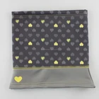 women polyester fashion neon color grass pink heart print sports loop scarf infinity scarf