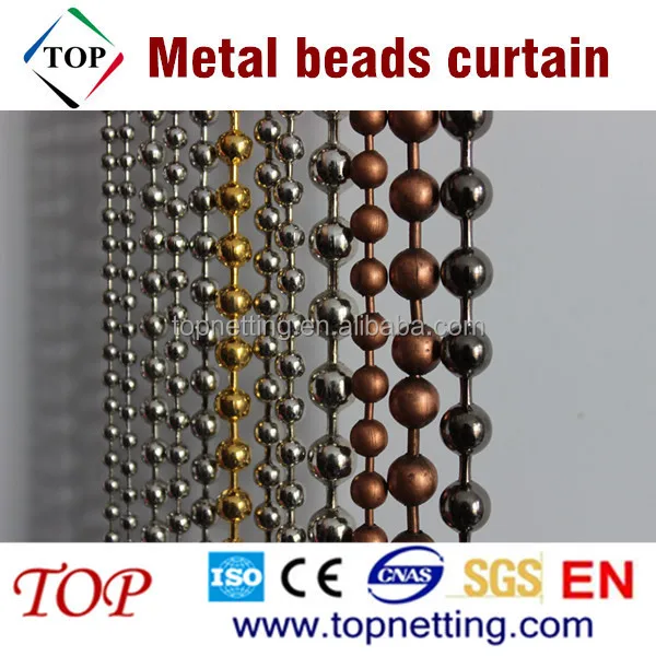 Stainless steel ball chain curtain/Metal beads curtain