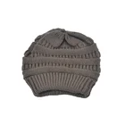 Wholesale fashion design warm winter knitted beanie hat