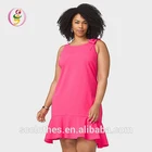 Wholesale Big Size Sleeveless Formal Women Plus Size Dress xxxl