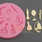 silicone cake mold daily decoration,fondant cake decorating tools, molde de silicone