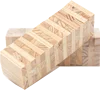 Stacking Tower Games custom logo printing mini wooden building block Tower game