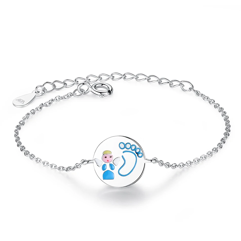 Lovely 925 Sterling Silver Angle & Paw Print Girl Charms Bracelet Adjustable Chain Bracelets Silver Jewelry Gifts
Lovely 925 Sterling Silver Angle & Paw Print Girl Charms Bracelet Adjustable Chain Bracelets Silver Jewelry Gifts