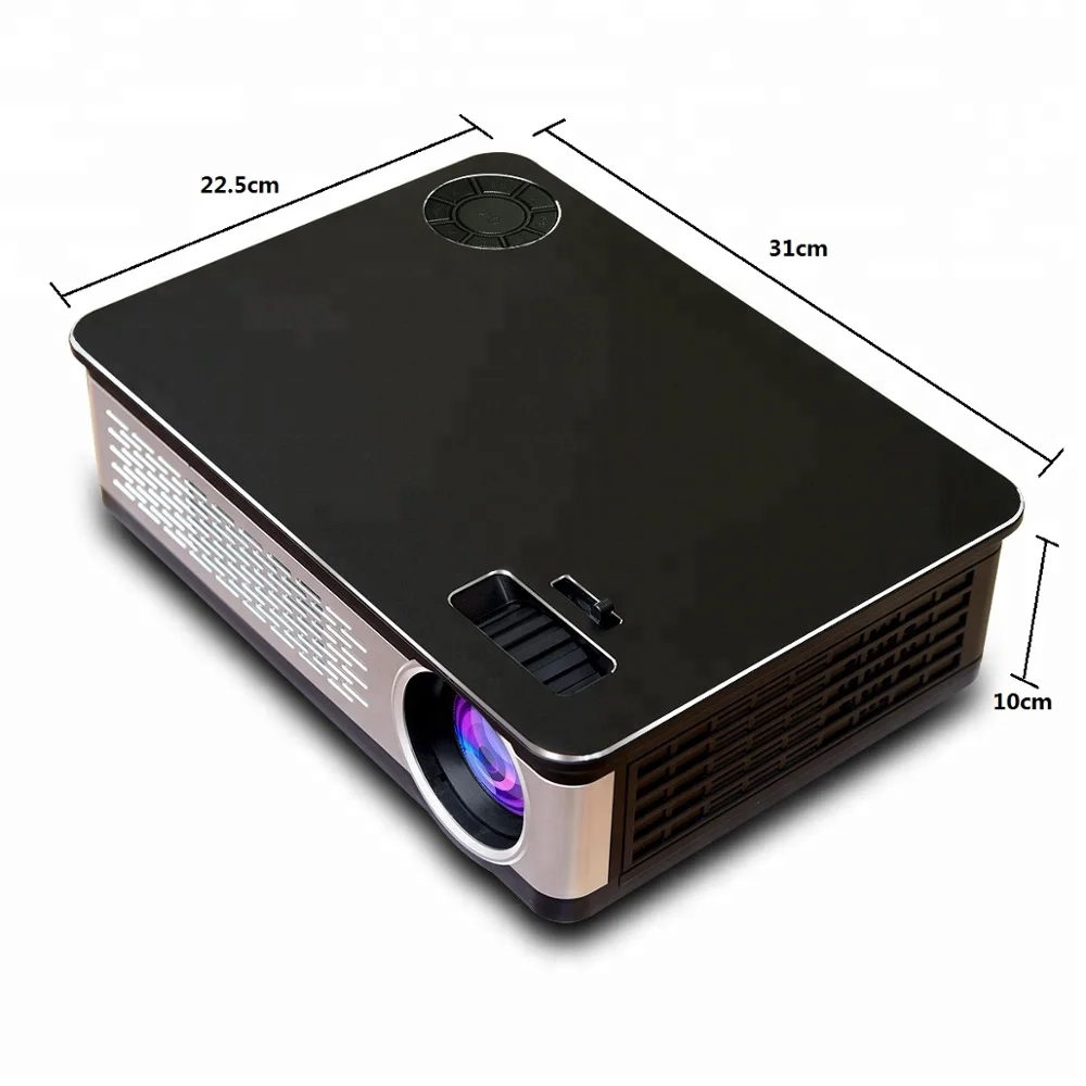 High Brightness Single LCD Display Panel LED Light Source 1080p Full HD Home Theater Video Projector, Black/white
High Brightness Single LCD Display Panel LED Light Source 1080p Full HD Home Theater Video Projector, Black/white