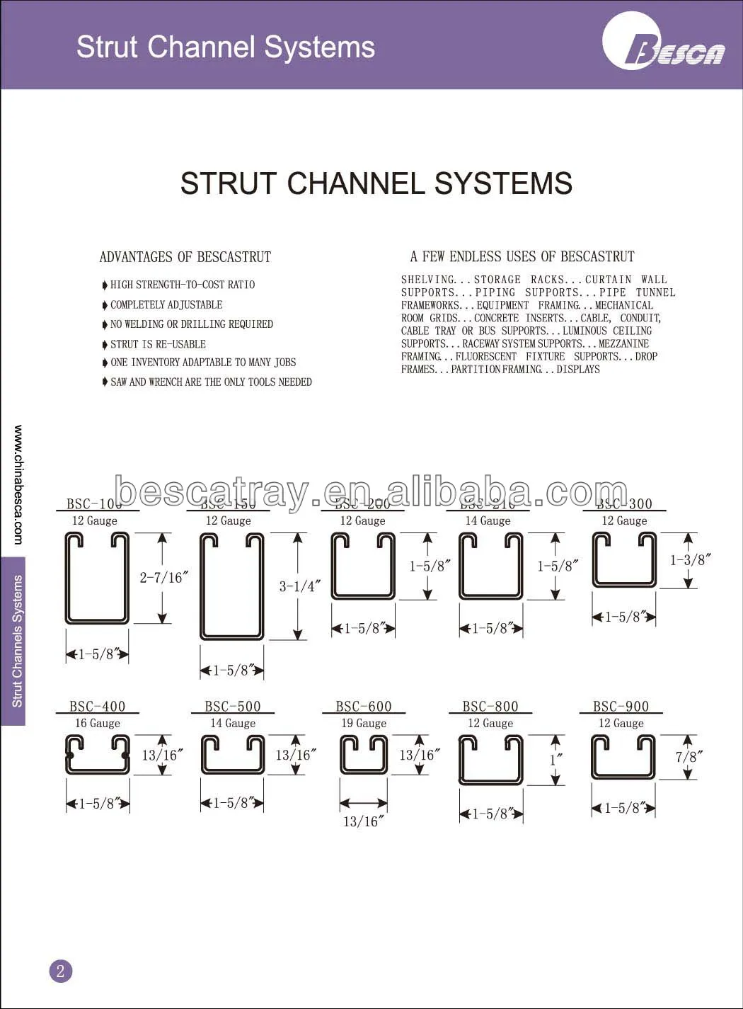 Gi C Channel Buy Steel Strut Channel,Steel Channel Sizes,Gi Strut