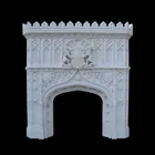 Fireplaces Insert Marble Hand Carving Electric Lcd Fireplaces Wall Insert