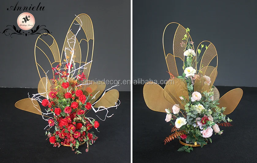 ANNIELU wedding decoration butterfly flower design center piece show wedding stand flower stand