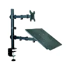 Heavy Duty Articulating Lcd Adjustable Table Monitor Standing Mount Suit 13" ~ 27" Monitor and Laptop