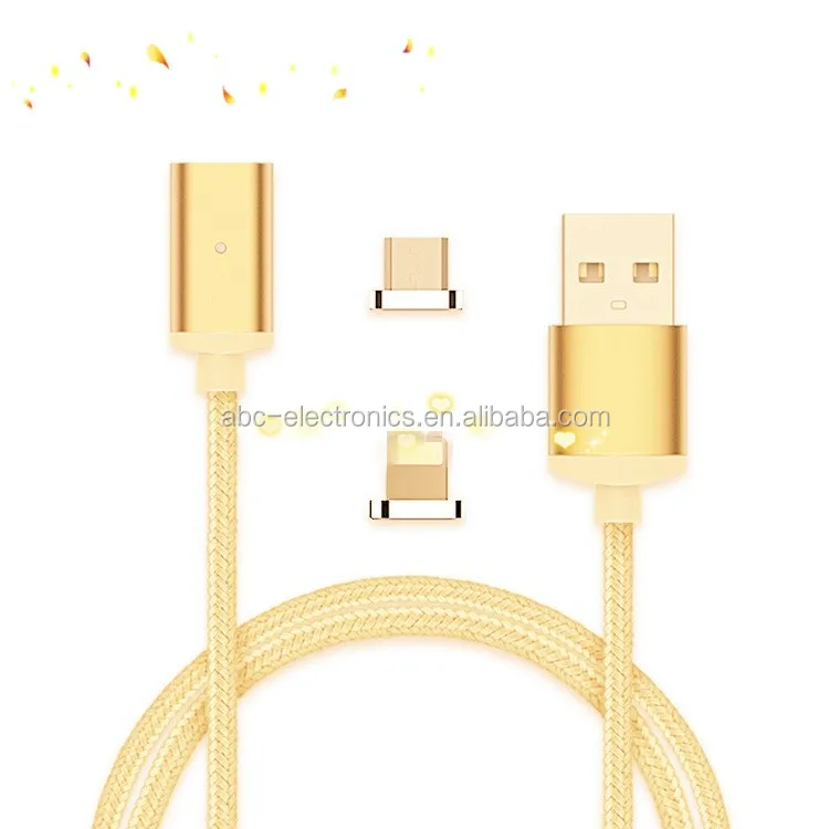 Ultra strong magnetic usb cable braided charger cord with high-end gift package oem - ANKUX.COM