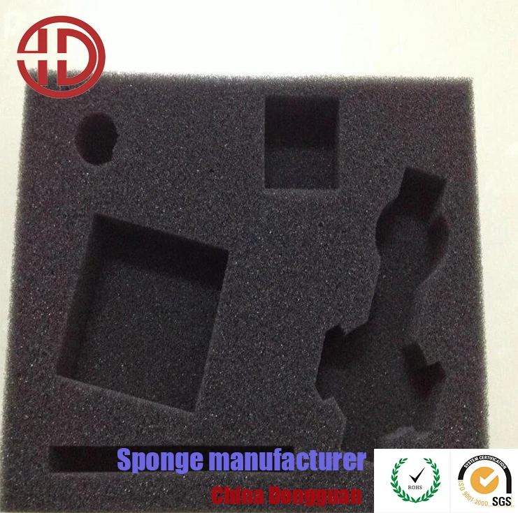 Custom Cutting Soft Packaging Material PU foam inserts
