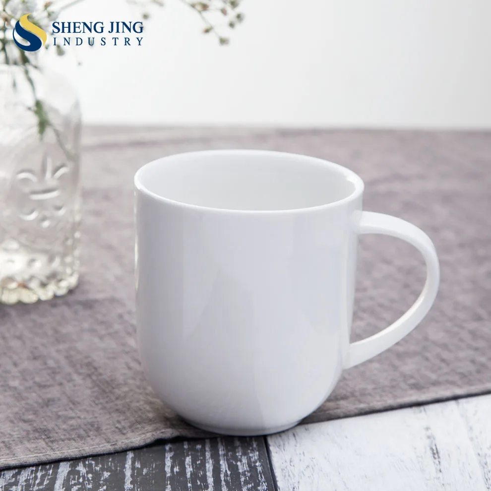 grade a white porcelain  coffee tea  cup custom ceramic mug with