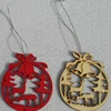 Christmas painted crafts gift tags ornaments