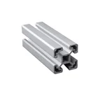 FP-4040 10 slot heavy duty aluminium extrusion profiles aluminium louvre profiles aluminium roller shutter profiles