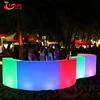 2019 used nightclub illuminated furniture modern portable acrylic LED bar counter with Light Color Change