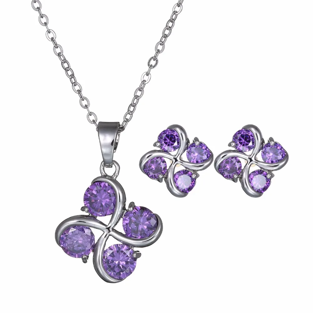 Italy Plated White Gold Jewelry For Girls Wedding Jewelry Set, White, black, red, purple, multicolor
Italy Plated White Gold Jewelry For Girls Wedding Jewelry Set, White, black, red, purple, multicolor