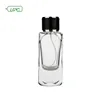 New empty clear custom cap glass 30ml perfume square bottle