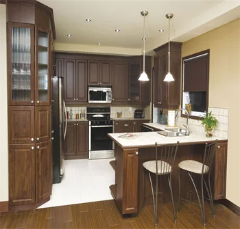 American Standard Natural Maple Shaker Solid Wood Walnut Kitchen