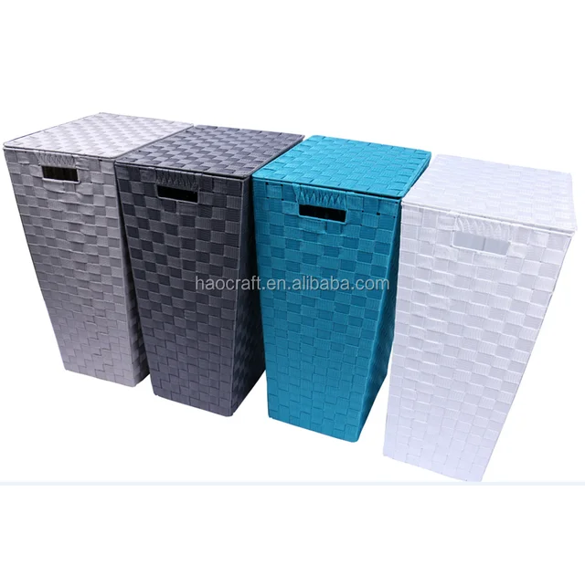 chinese wholesale cheap pp nylon laundry basket polypropylene