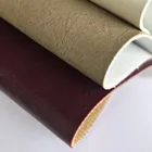 Artificial Cotton Velvet Backing Stock Lot Rolled Oil Wax PU Leather Used For Bag