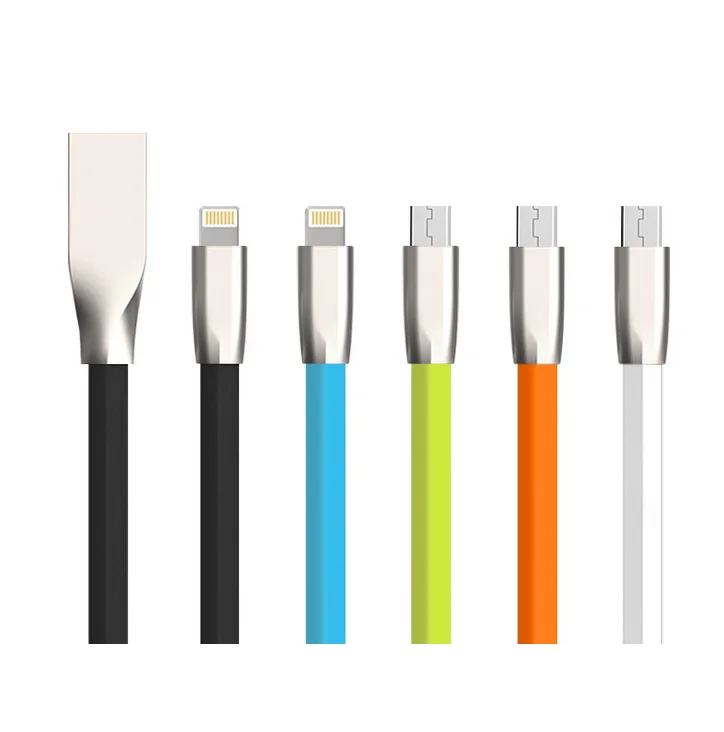 Zinc Alloy Micro USB Cable Fast Charging for Android Phones USB Charger Cable - idealCable.net