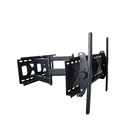 Dual Arm Tilt and Swivel Cantilever retractable tv bracket