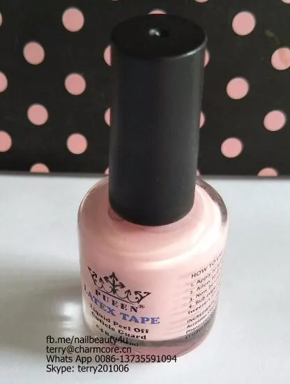 2 colors Nail Liquid Latex Peel Off Nail Liquid Art Latex Tape 15ml Soak Off Liquid Finger, White & pink
2 colors Nail Liquid Latex Peel Off Nail Liquid Art Latex Tape 15ml Soak Off Liquid Finger, White & pink