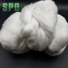 Spun silk fiber, cultivated silk waste for mulberry and viscose silk yarn, SPO