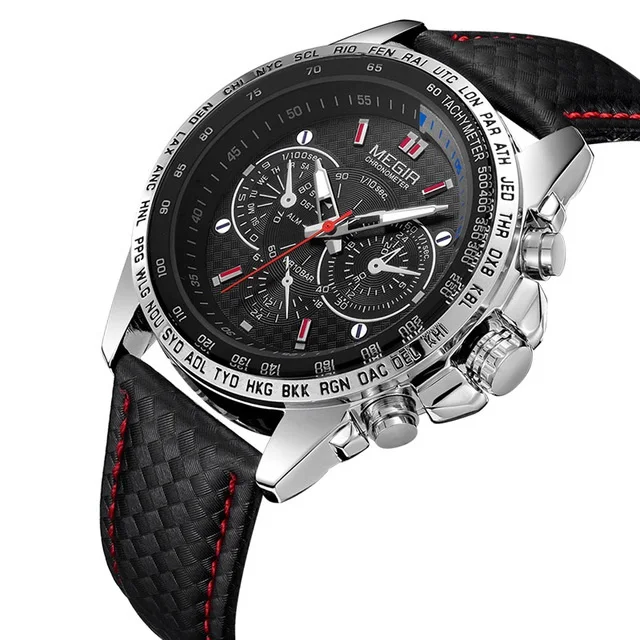 MEGIR 1010 Watch Luxury Quartz Watches Men Wrist Casual Military Luminous Waterproof Clock Male Wristwatch Relogio Masculino, 2-color
MEGIR 1010 Watch Luxury Quartz Watches Men Wrist Casual Military Luminous Waterproof Clock Male Wristwatch Relogio Masculino, 2-color